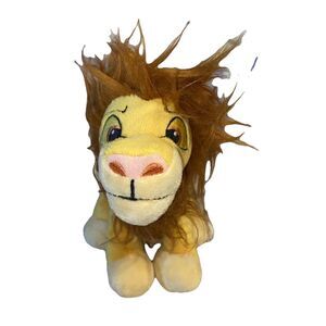 Disney The Lion King Sitting Mufasa 7” Plush Stuffed Animal Doll with Mane Used